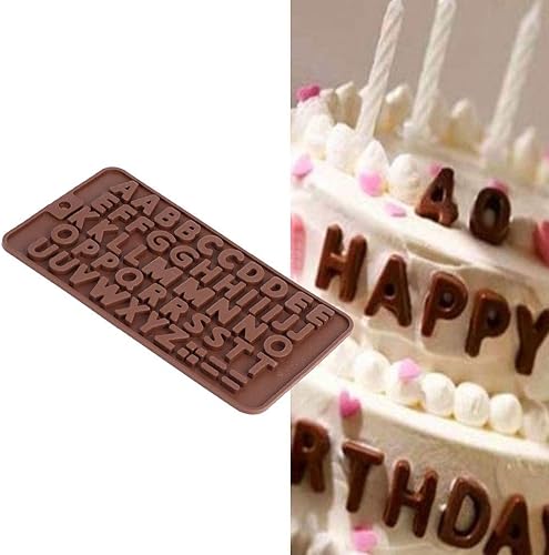 Miniatura 7 de Fydun 3-Pack Of 26 English Alphabet Silicone Chocolate Cake Diy Baking Tool Accessories Wide Range Of Uses