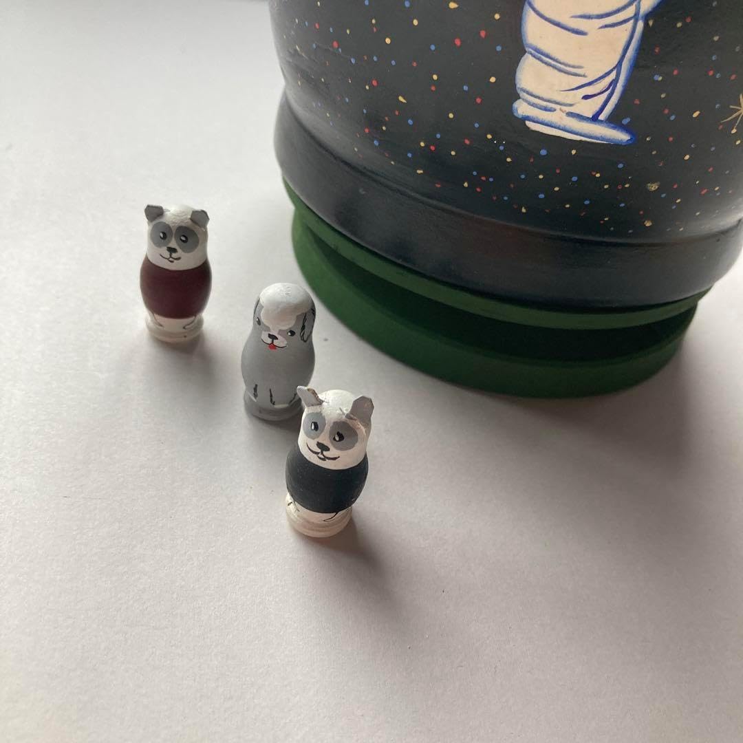 ニキーチン工房 マトリョーシカ 「宇宙旅行」 オルゴール付き ロシア