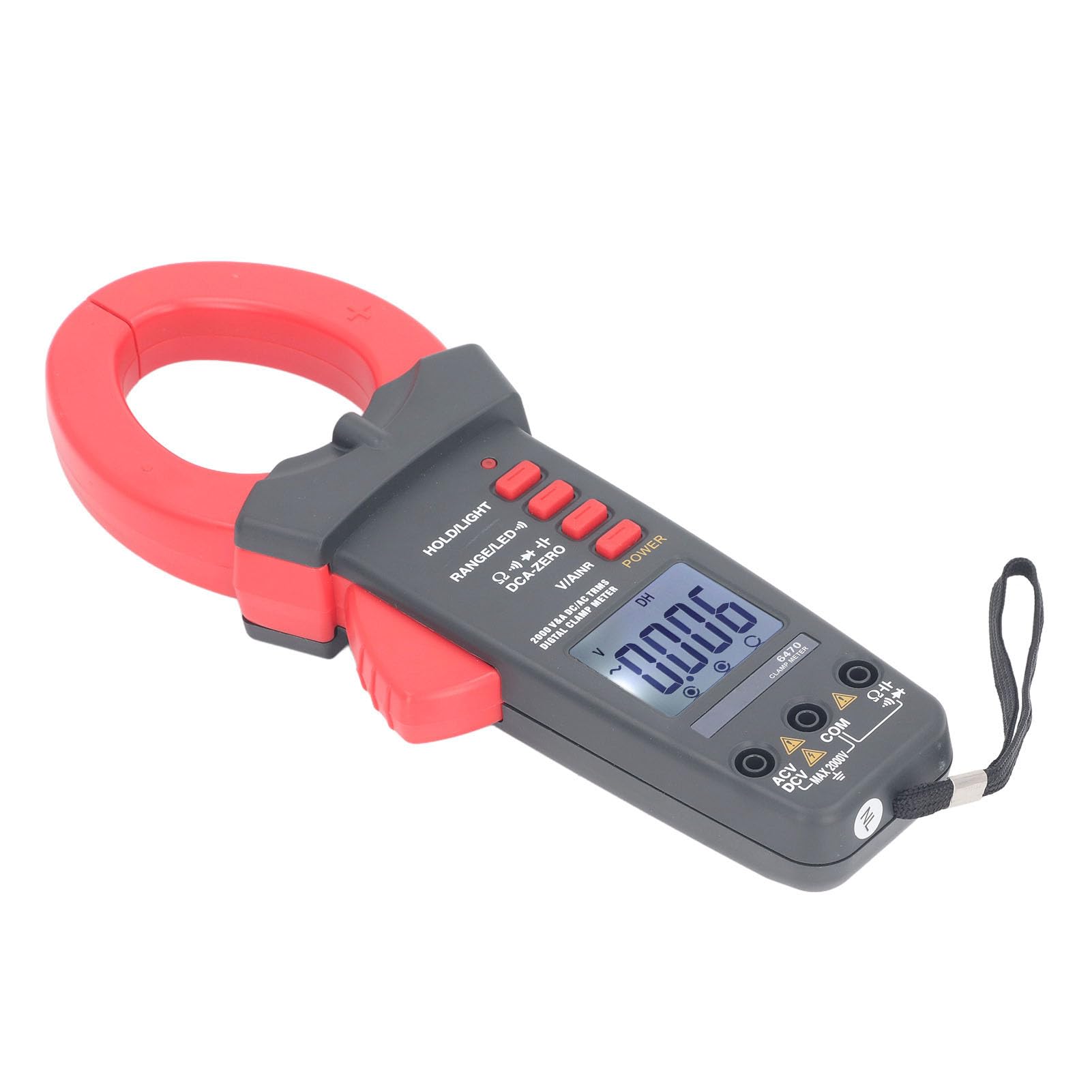 FTVOGUE Miernik Cęgowy Multimetr ABS Cyfrowy Multimetr Cęgowy 1999 Liczba 55 Mm Szczęka 32°F do 104°F Tester Rezystancji Napięcia Prądu Stałego AC dla Elektryków Naprawa Domu