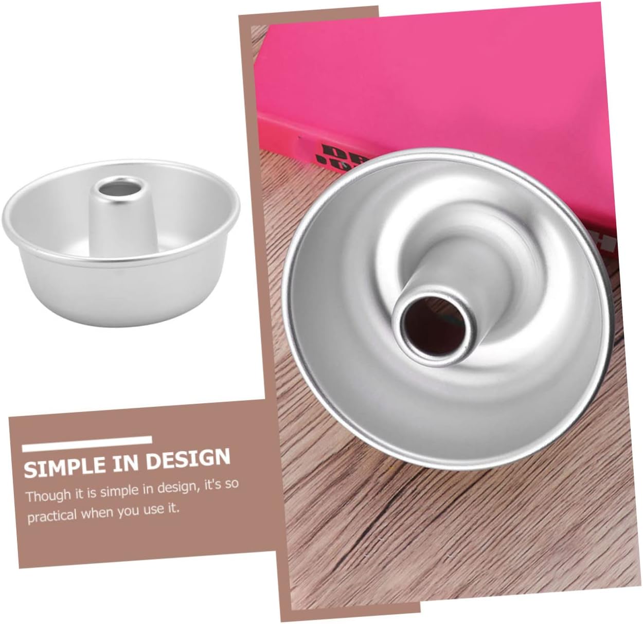 Donut Maker Mold 3.93 Inch Doughnut Pan Non-Stick Aluminum Doughnut Baking Mold Easy Release for Diy Pastry Cooking Home Kitchen