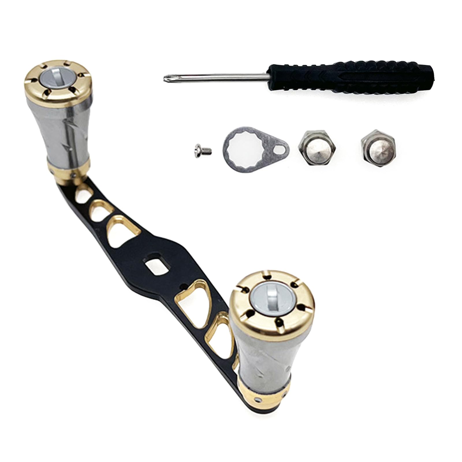 Mulinelli da pesca in lega di alluminio Maniglia Baitcasting Bobine da pesca Rockers Mulinelli da pesca leggeri Parte di ricambio