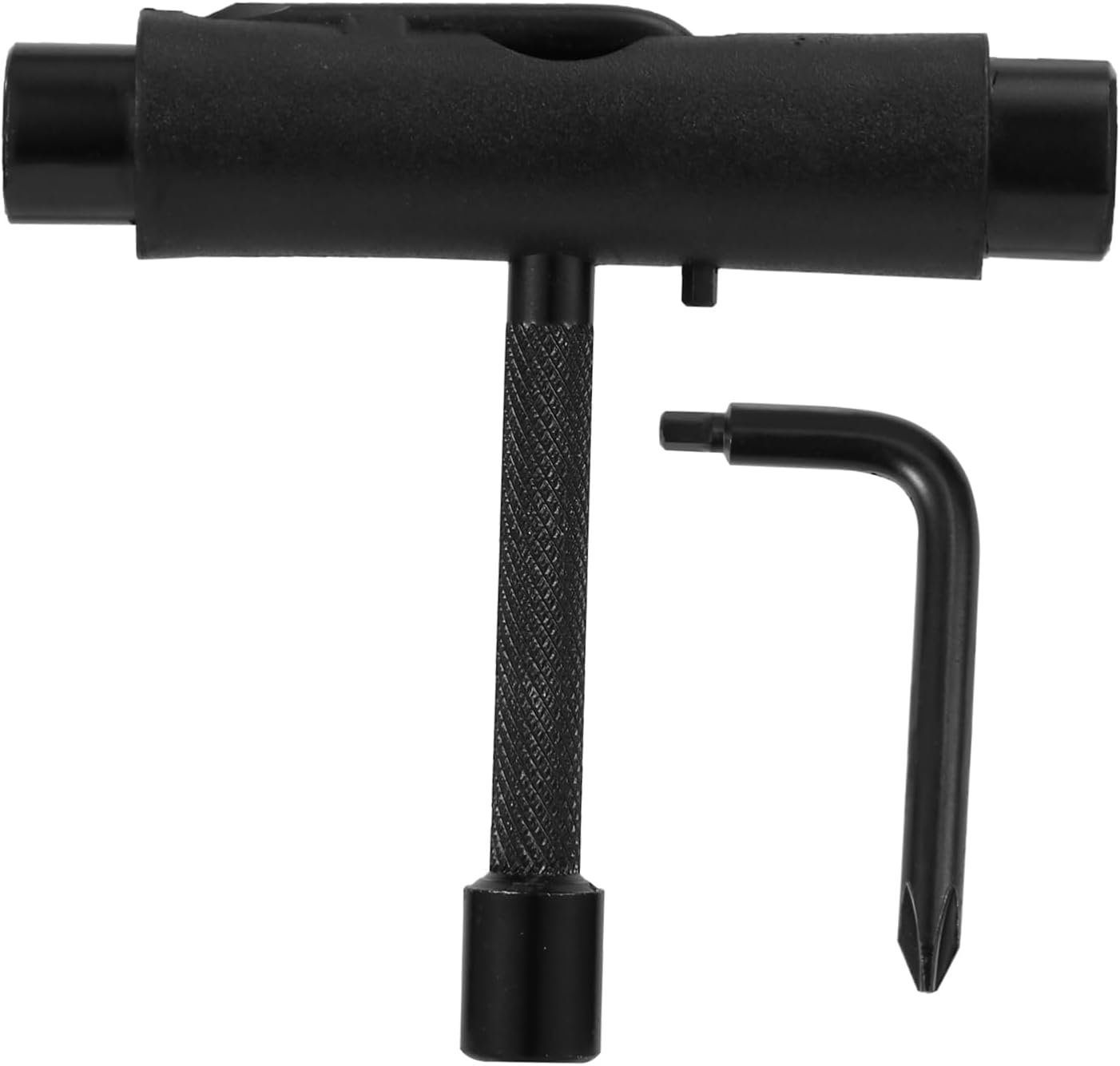 Skateboard t Tool Screwdriver Durable Cross Wrench for Standard Skateboards Compact and Portable Design Easy to Carry Essential Accessories Black