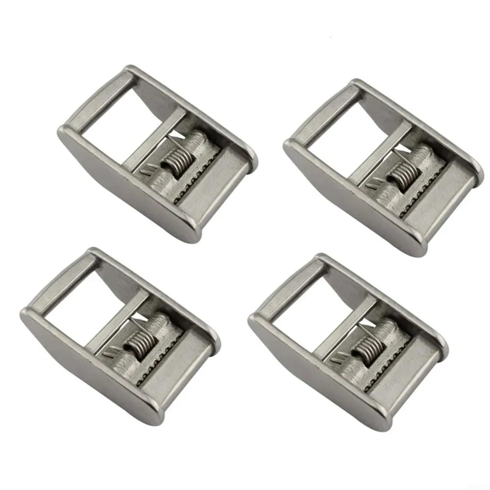 Risveglio 2 Pack 304 Stainless Steel Cam Buckle for 25mm Webbing Tie Down Straps Marine Grade Heavy Duty 500kg Load Kayak Canoe Boat Cargo Secure(4PC)