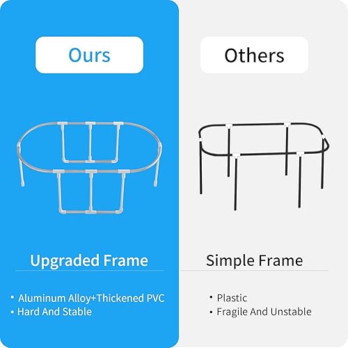 Miniatura 9 de LERGNA Bañera portátil, bañera independiente plegable, bañera japonesa de remojo, bañera de ducha, bañera de spa plegable para adultos, niños y