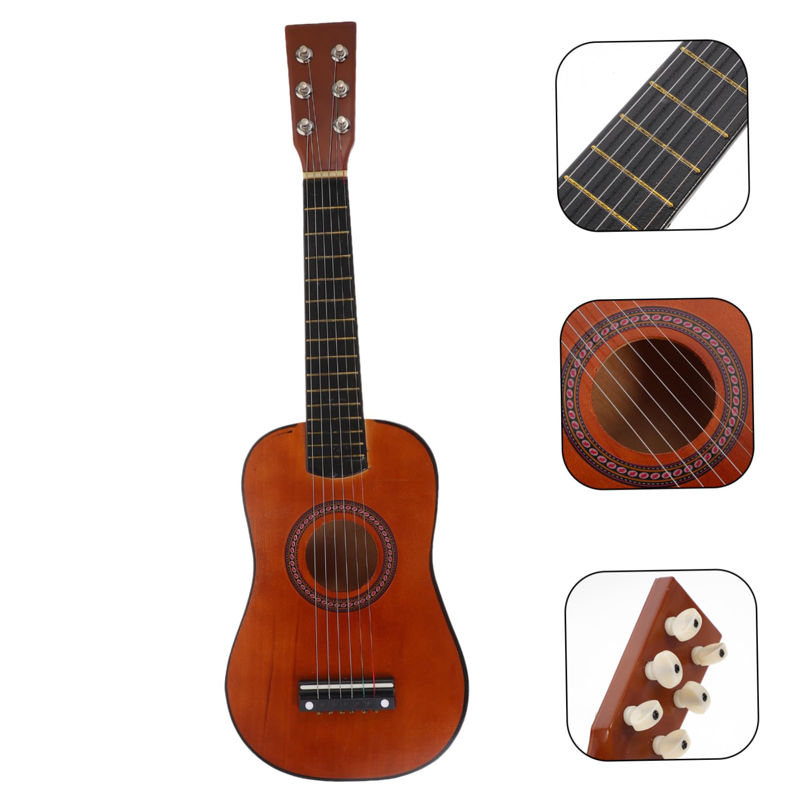 Guitarra de Madera 23 Pulgadas , Juguete Musical 1 Pieza