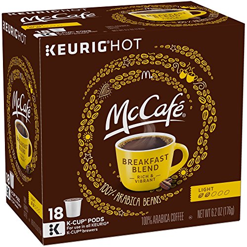 Image of McCafe Breakfast Blend Keurig K Cup Coffee Pods (18 Count)