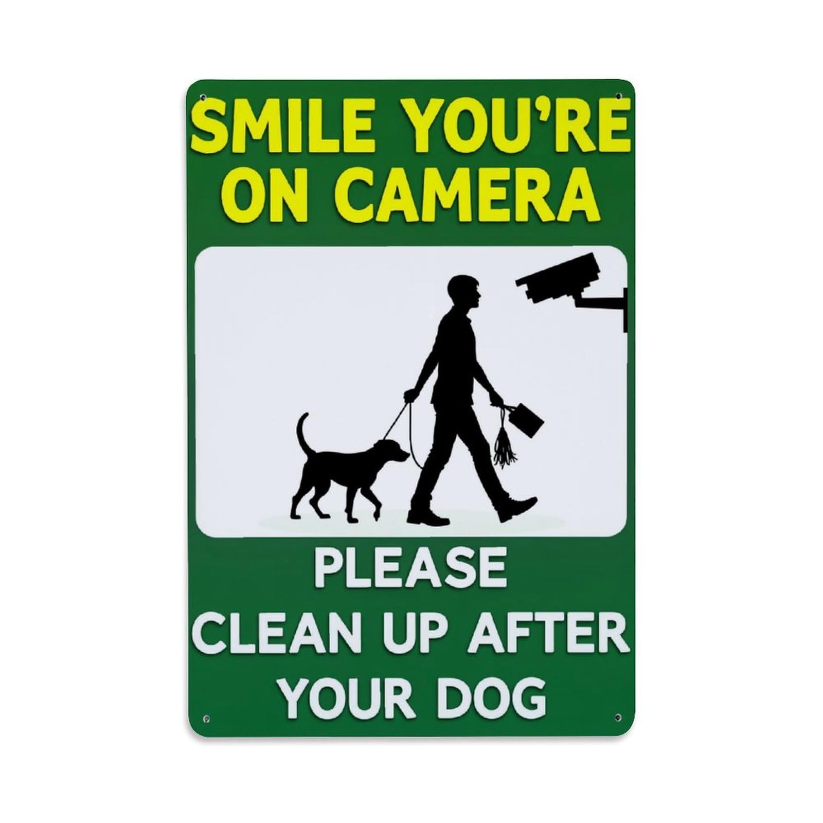Jdfenggu Vintage Smile You Are On Camera_1 Retro Metal Tin Sign, Metal Poster For Bar, Home, Man Cave, Kitchen, Laundry Room Art Decor 8X12 Inch