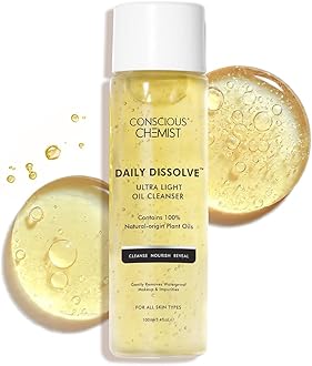 Makeup Remover Oil Cleanser|130 Ml|Face Wash, Cleanser Oily Skin, Makeup Remover. Men & Women. Removes Waterproof Makeup, Spf & Impurities. Soft & Glowing Skin - Daily Dissolve