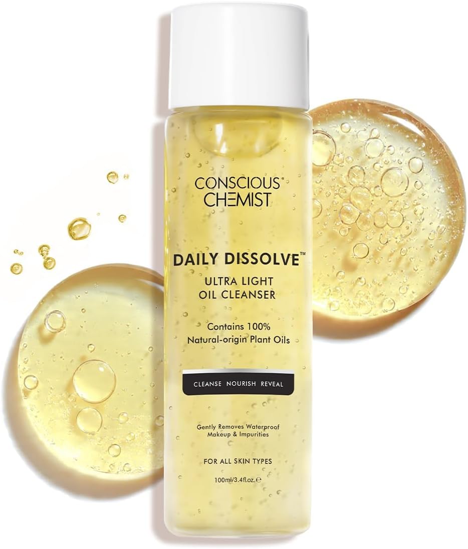 Makeup Remover Oil Cleanser|130 Ml|Face Wash, Cleanser Oily Skin, Makeup Remover. Men & Women. Removes Waterproof Makeup, Spf & Impurities. Soft & Glowing Skin - Daily Dissolve