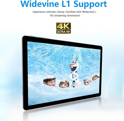 Miniatura 4 de Crelander Tablet Android 15 de 10.1 pulgadas, tableta Android de 12 GB+128 GB, batería de 8000 mAh, pantalla táctil de 1280 x 800, WiFi 5GBluetooth,