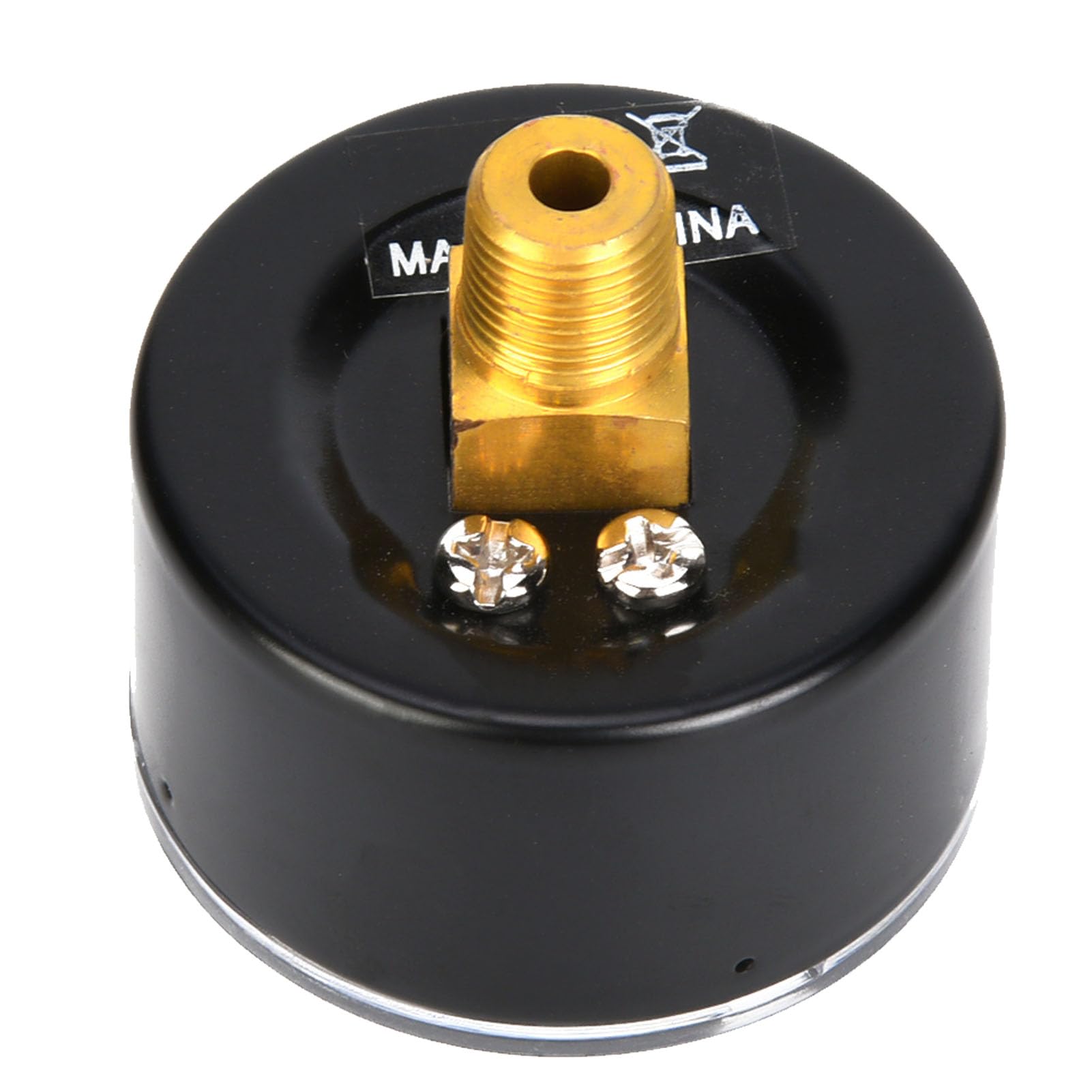 Connessione Posteriore del Manometro, Manometro Assiale, Quadrante BSPT Stabile 1/8 di Pollice Misurazione Accurata della Pressione 'aria, 'olio e 'acqua (0-60 psi, 0-4 bar)