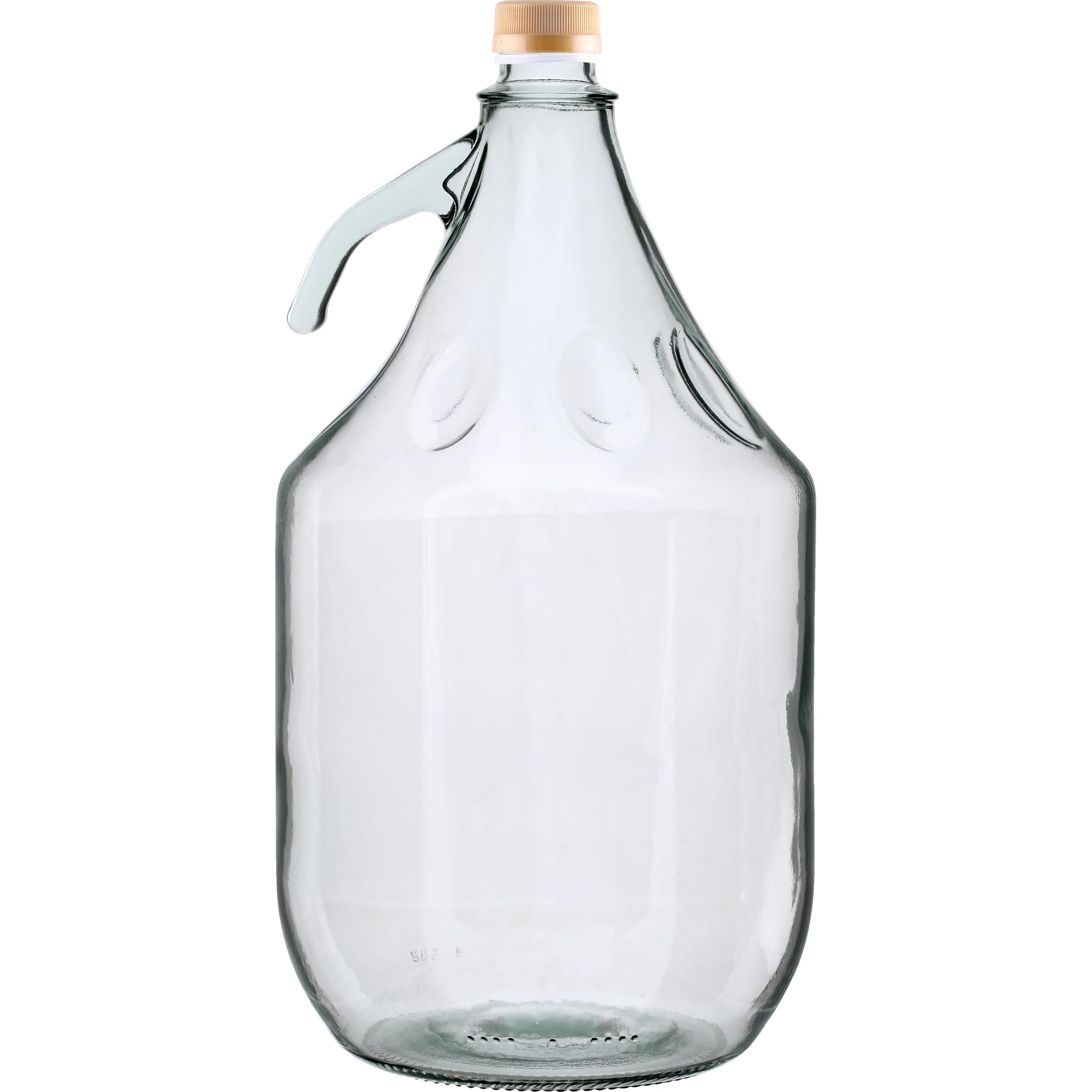 Lot de 6 ballons de fermentation en verre de 5 l avec fermeture à vis