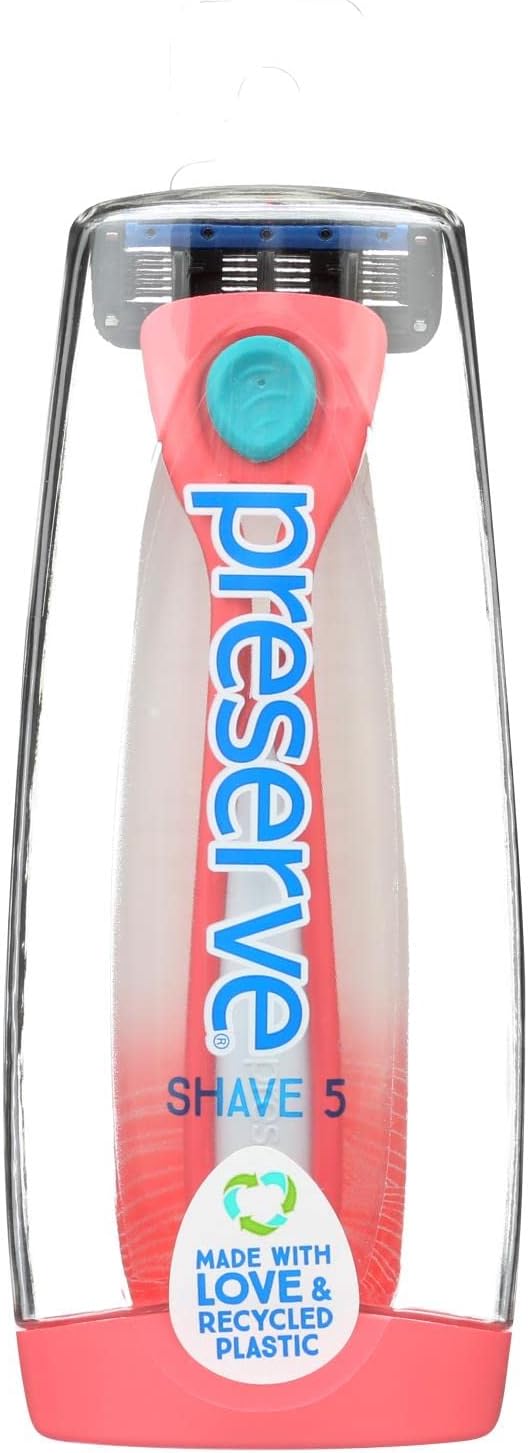 Amazon.com: Preserve Shave 5 Razor System- 6 pack - assorted colors ...