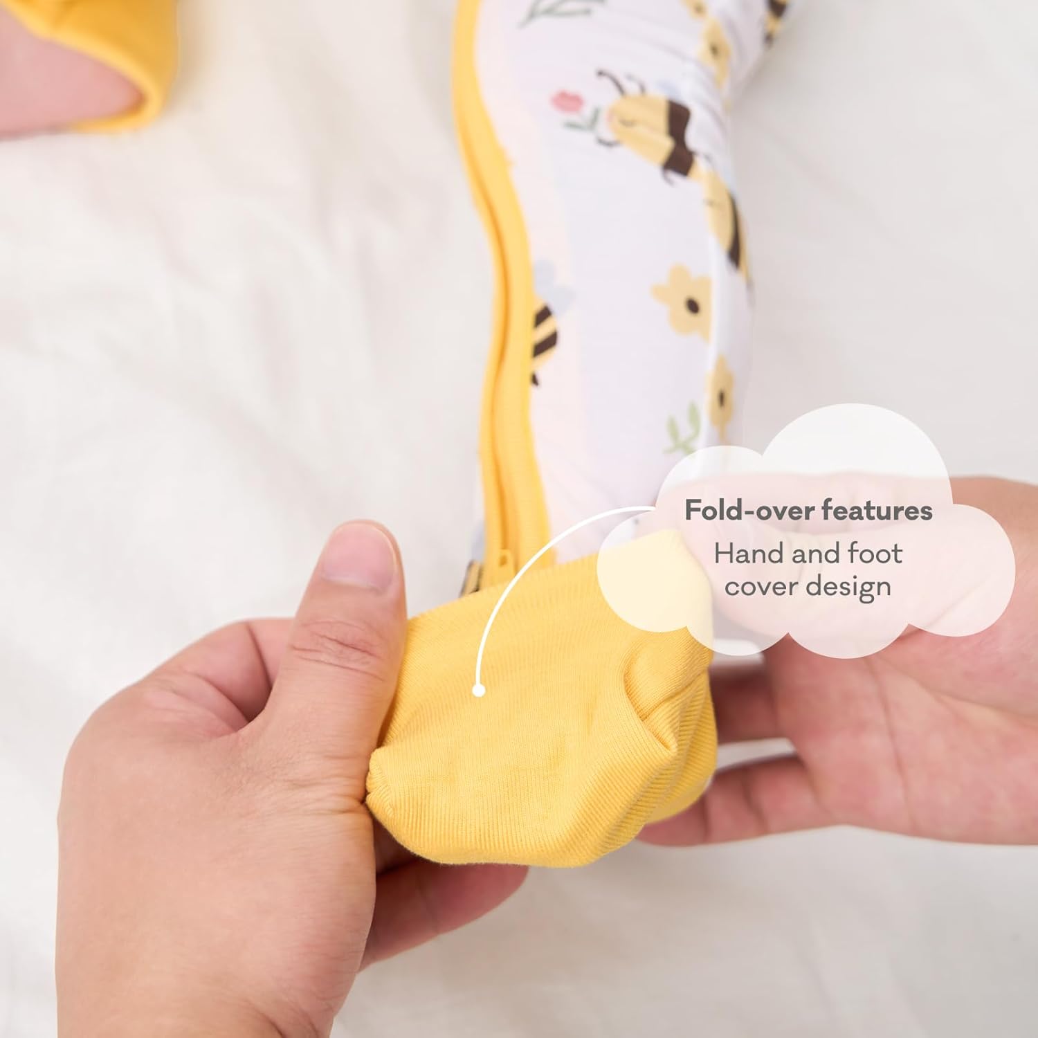 pureborn Baby Infant Boys Girls Sleeper Snug Fit Viscose from Bamboo Pajamas 0-24 Months - Image 6