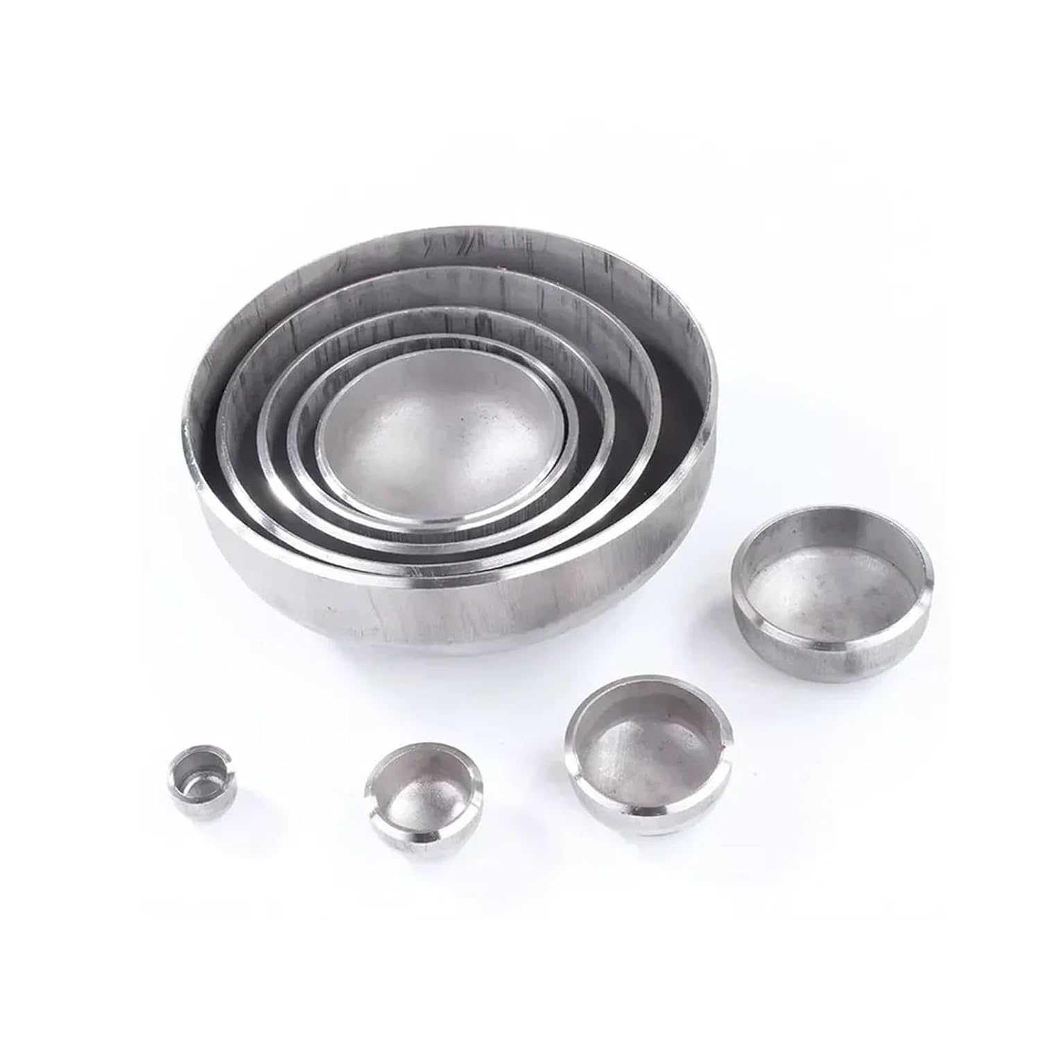 19 25 32 38 45 48 51 57 60 63 76 89 102 108mm OD Tube End Cap 304 Stainless Steel Pipe Fitting Blind Head Industrial Use(76mm OD)