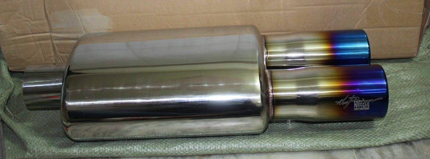 AutoMT HKS Twin Flow Performance Exhaust for Cars-Performance and Sound Enhance