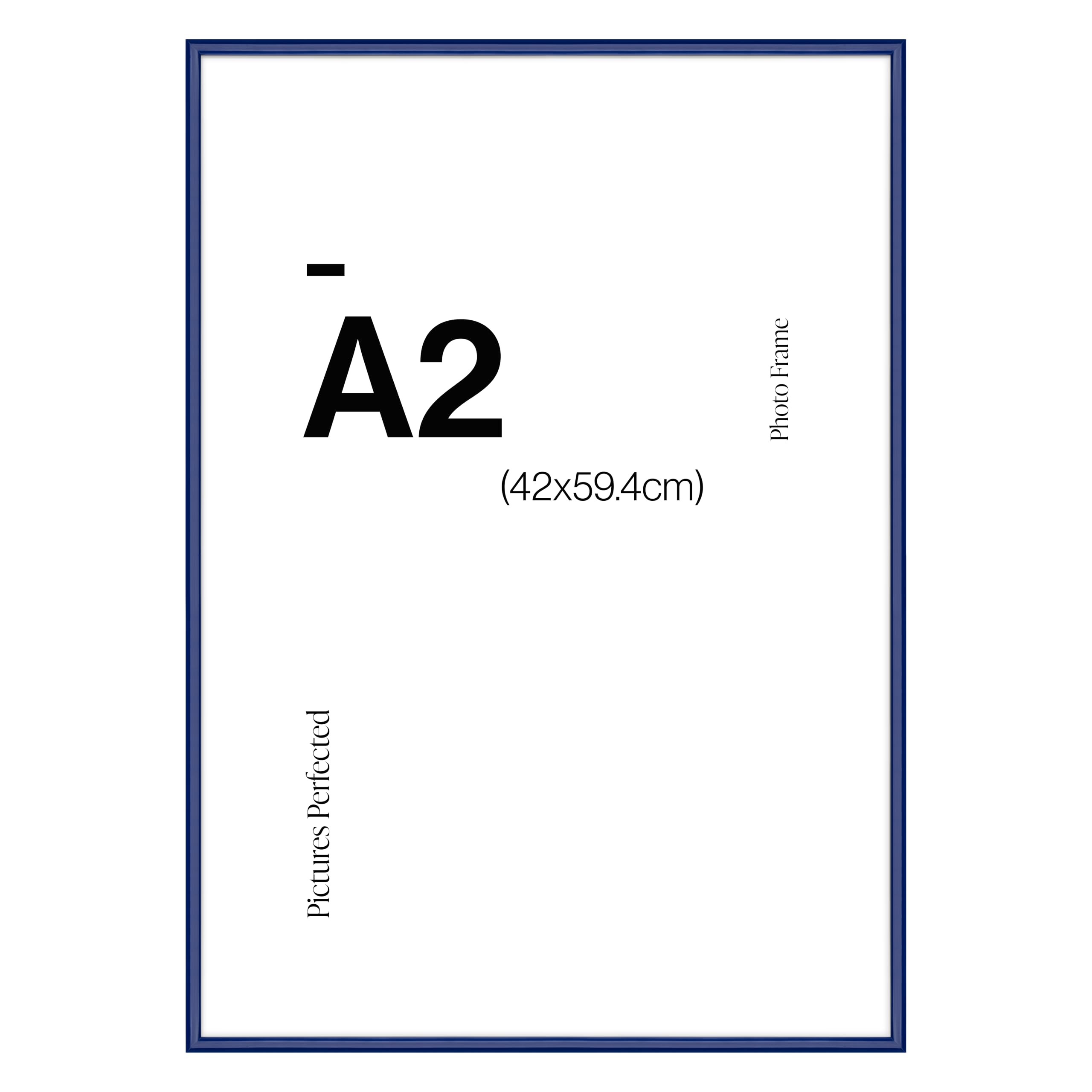 Modern Blue A2 Photo Frame for A2 (42 x 59.4cm) Photos or Pictures
