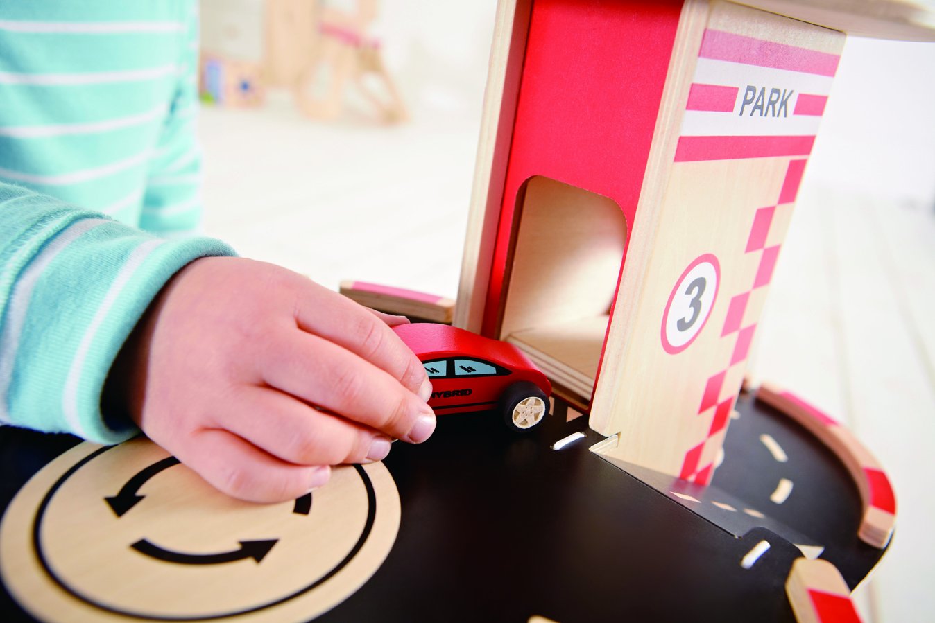 Hape E3002 - Garage Parcheggia e Vai