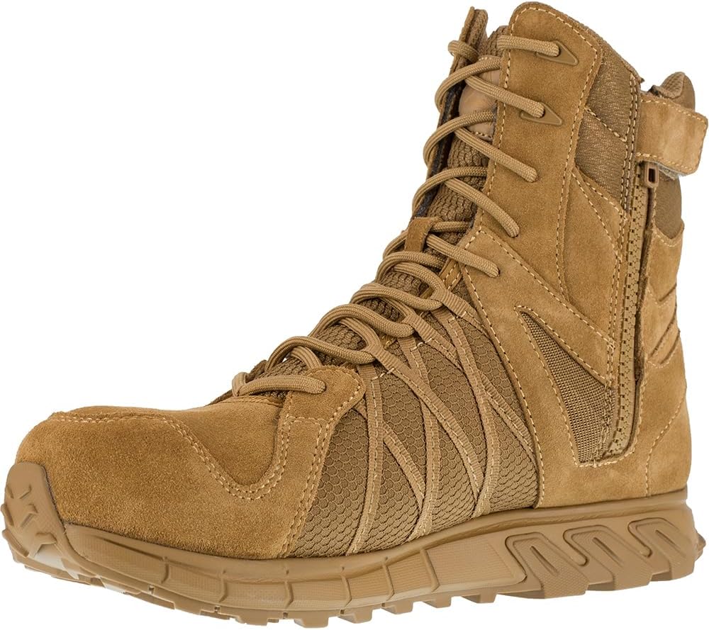 Reebok Work Men's Trailgrip Tactical 8" Comp Toe Duty Boot Coyote - 7.5 Medium
