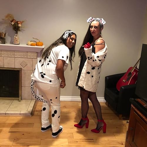 Miniatura 79 de HODRME - Diadema de orejas y cuernos de animales de felpa, para Halloween, Navidad, festival, fiesta temática de animales, cosplay, o disfraz