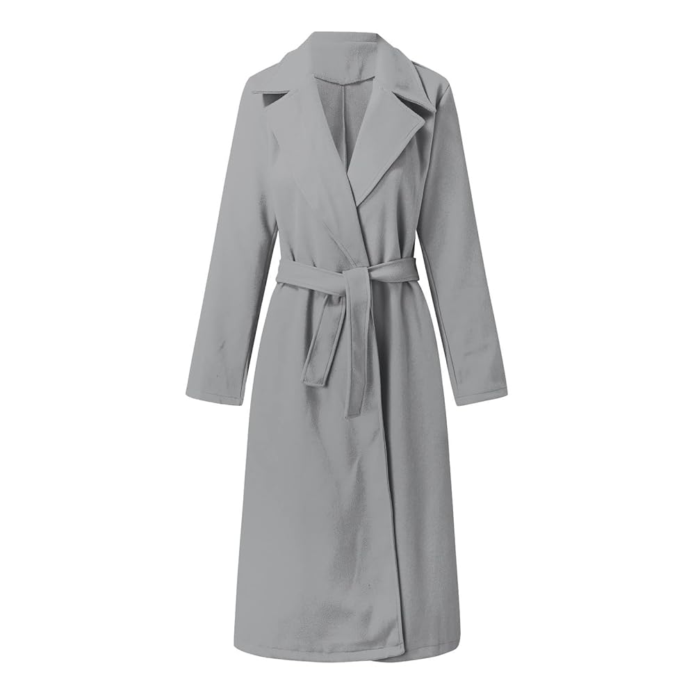 Amazon.com: Fall Winter Trench Coats for Womens Faux Wool
