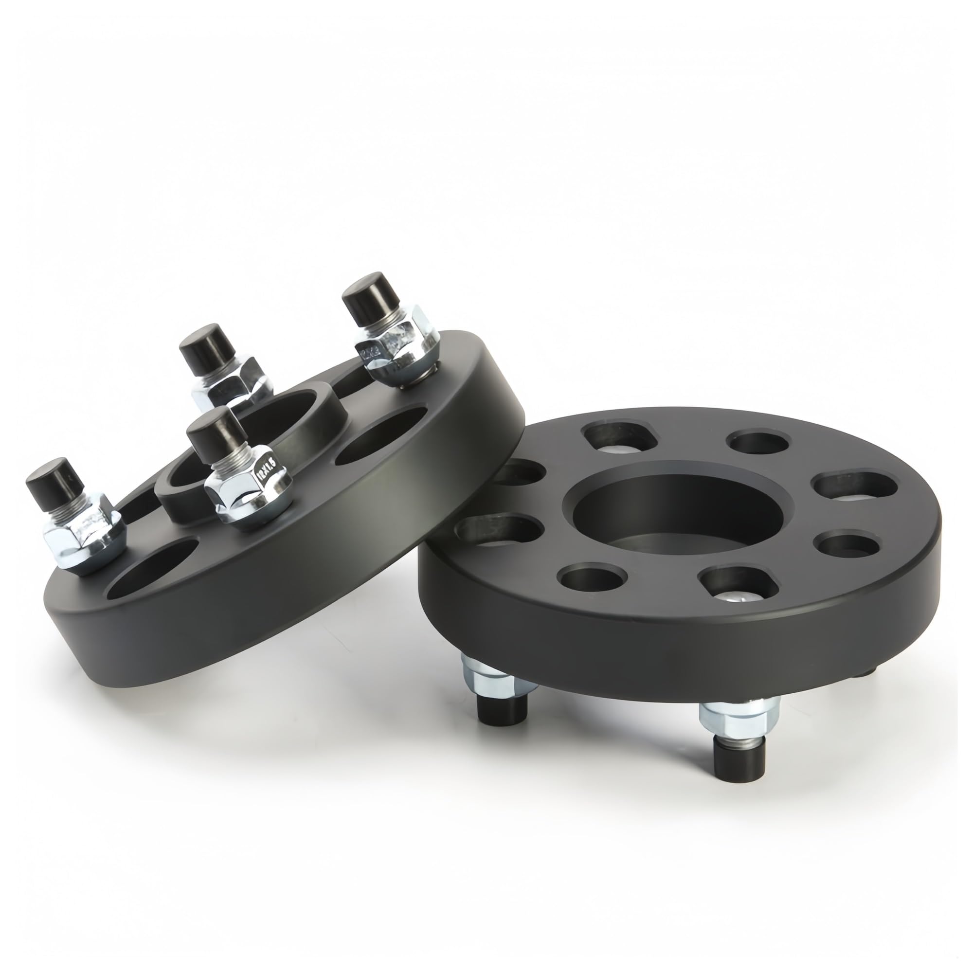 Entretoises de roue de voiture Entretoises de roue personnalisées, 2 pièces, adaptateurs Conversion PCD 4x98 à 4x100 4x108 4x114.3(2PCS 20mm Black)