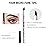 Music Flower Eyebrow Pencil, Liquid Eyebrow pen, Waterproof Brow Pen with Micro-Fork Tip, Fine Sketch Long Lasting Smudgeproof Microblading Pen - Chestnut