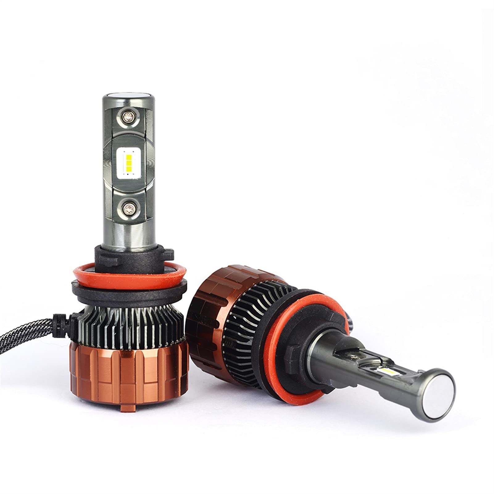 Faros Coche LED Bulbos de Faros HI-LO 70W 5700K Auto Faro de la luz de la Niebla Bombilla DC12V 24V H4 H7 H11 H1 H3 9005 9006 HB3 HB4 EMC (Socket Type : H4/9003/HB2 Hi/Lo)