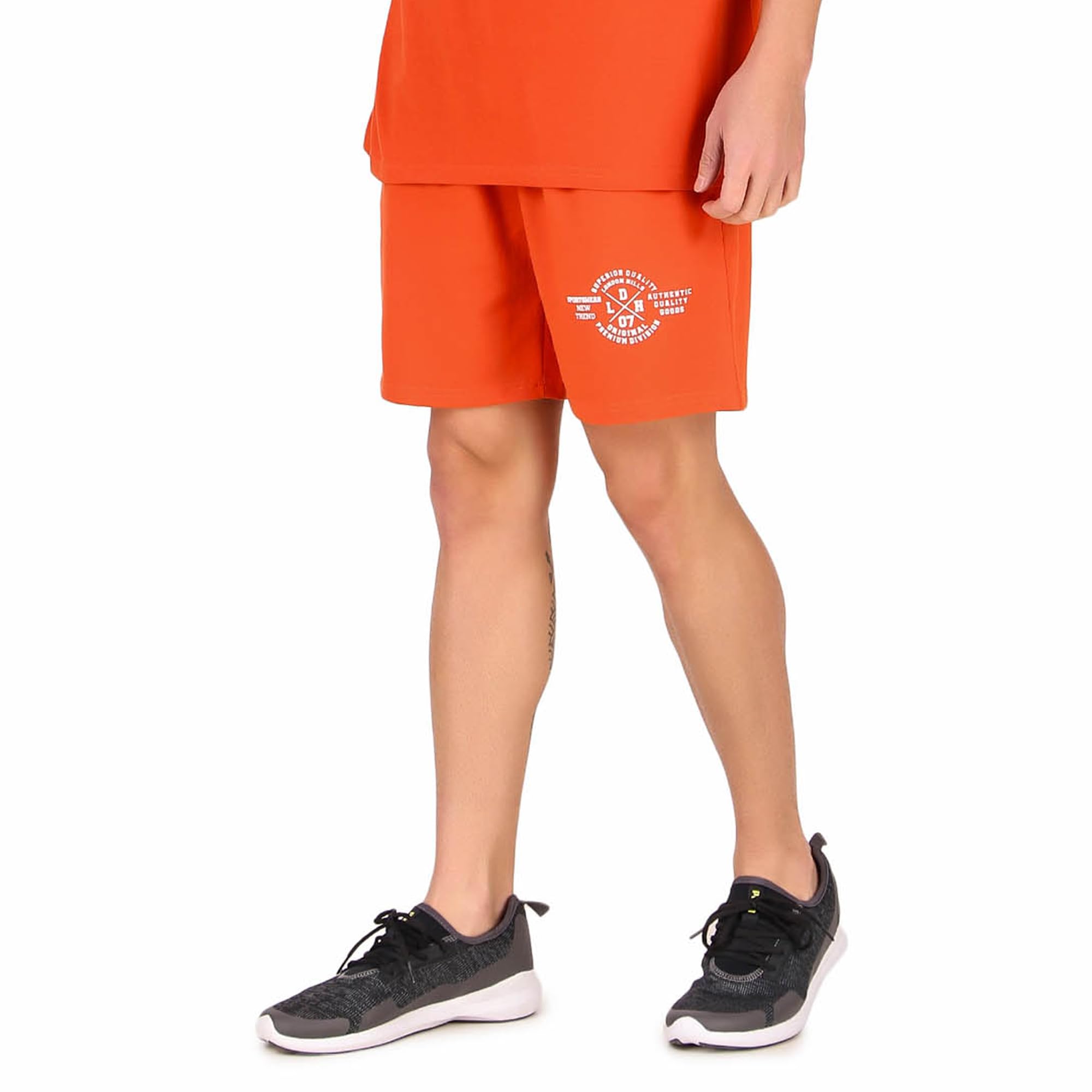 Printed Regular Fit Cotton Blend Men Shorts with Side Pockets | Pack of 1-image-42