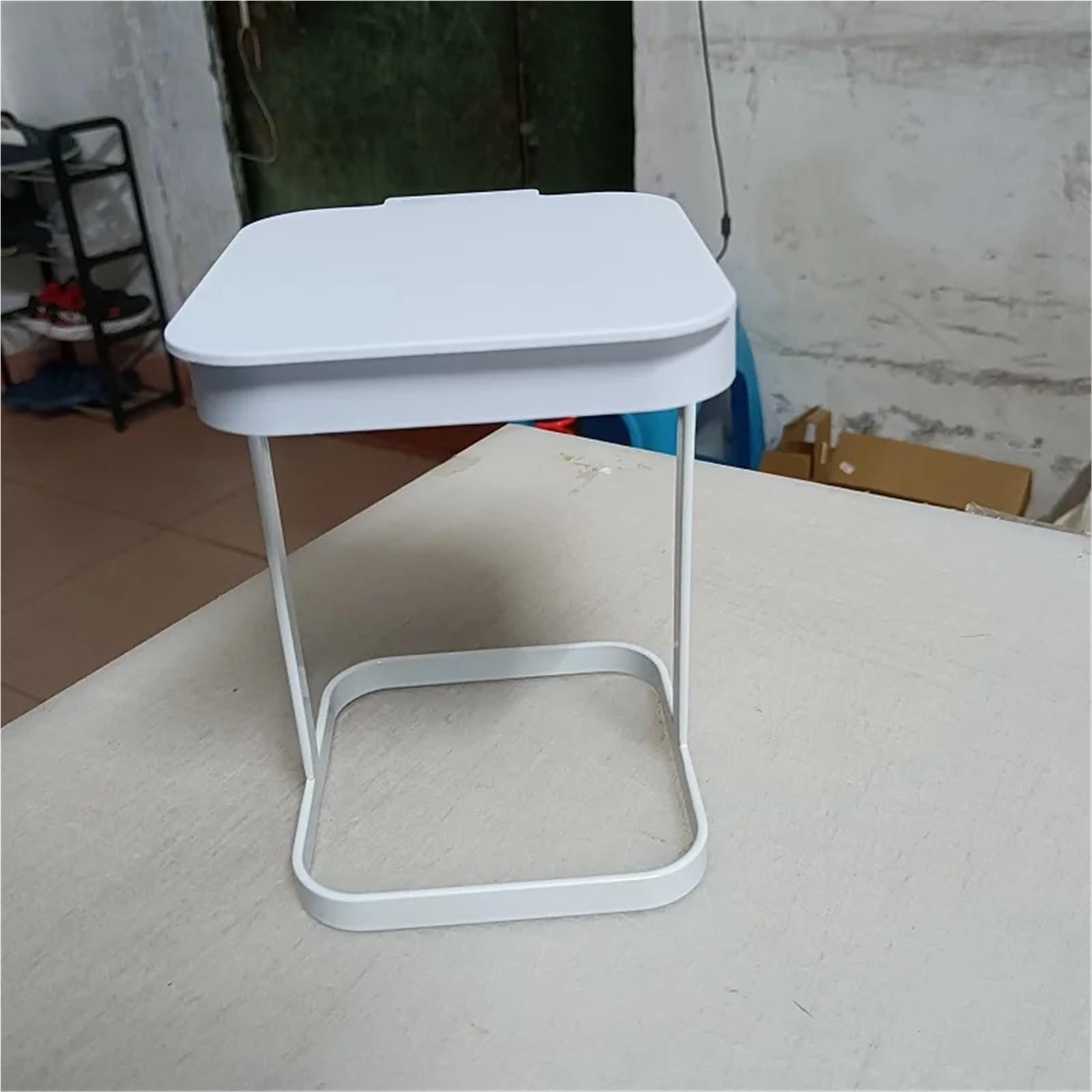 Soporte for Bolsas de Basura for el hogar, Sala Estar, Escritorio, Estante for, 2 uds para Bolsas(White)