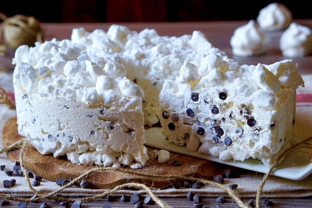 Lucgel Meringhette Piccole Gocce Bianche di Meringa per Decorazioni, 2 Kg, Ideali per Gelato, Torte, Dessert
