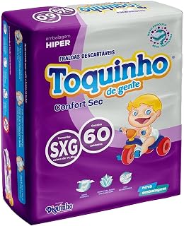 Fralda Descartável Toquinho de Gente Confort Sec Hiper XXG