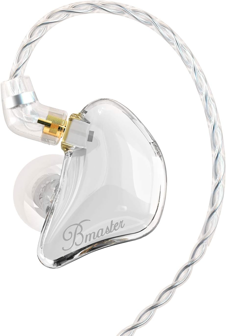 BASN Bmaster Triple Drivers in Ear Monitor Headphone with Two Detachable Cables Fit in Ear Suitable for Audio Engineer