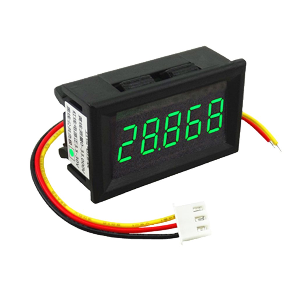 DC 3.5-30V Mini 5 Digit Digital LED Voltmeter Volt Meter Panel Car Green-image-30