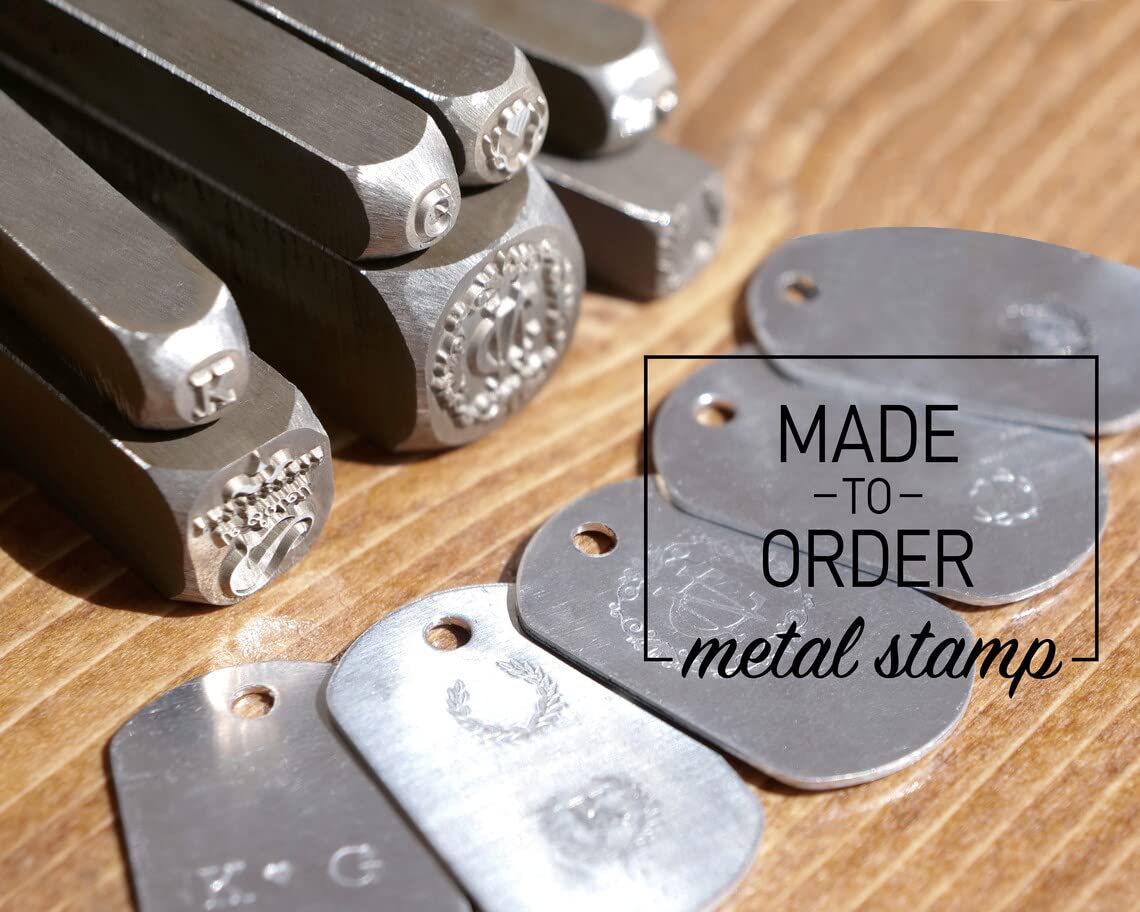 Timbri Metallo Personalizzati Per Gioielli - Punzoni 4-20mm Per Argento, Ottone, Rame - Foto 5