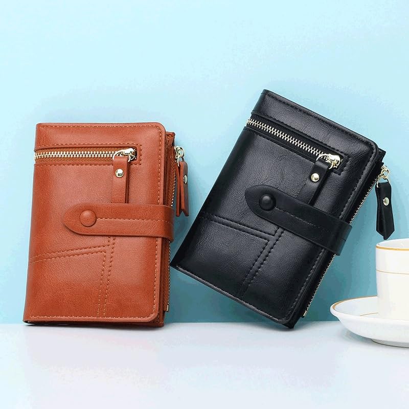 Short Women Wallets Cute Small Women's Wallet Leather Slim Female Purse(D)3