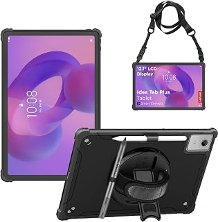 Junfire Hülle für Lenovo Idea Tab Plus (12,1 Zoll) 2025 mit Handschlaufe
