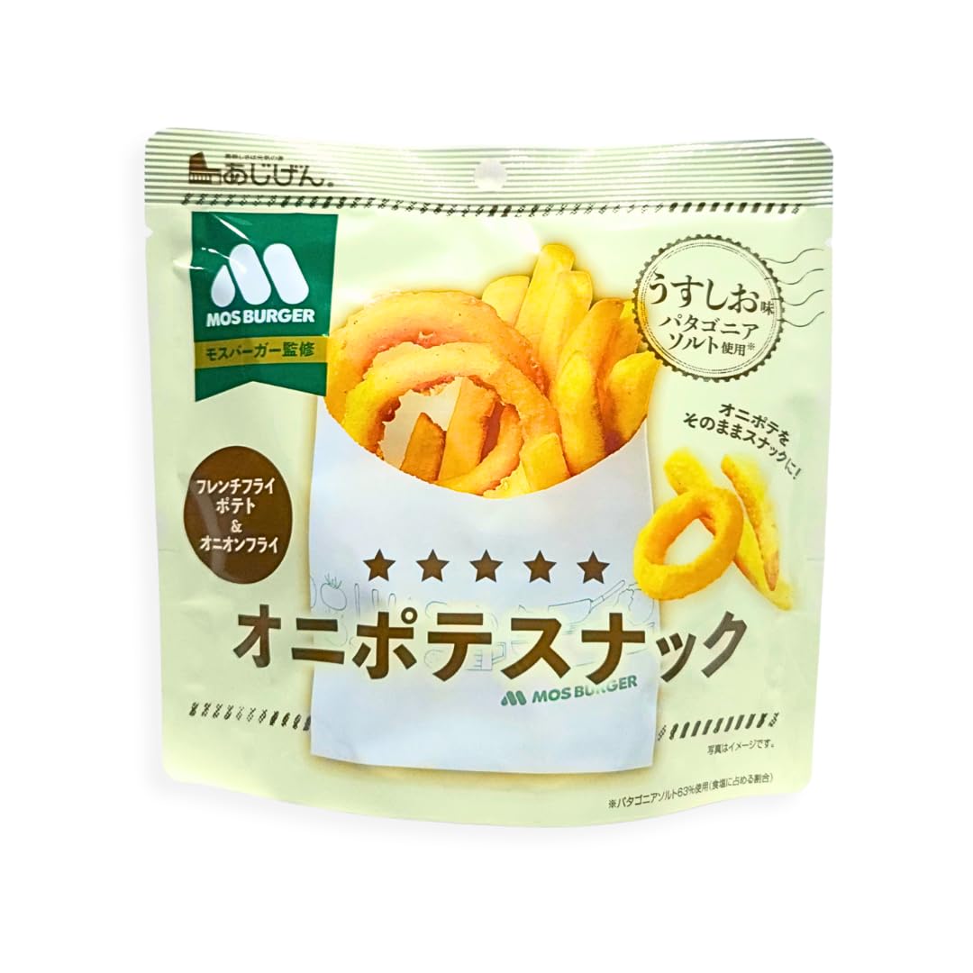 モスバーガー監修　オニポテスナック（うすしお味）300g入りを4袋セット Amazon.co.jp: オニポテスナック うすしお味 40g 1袋 モスバーガー監修