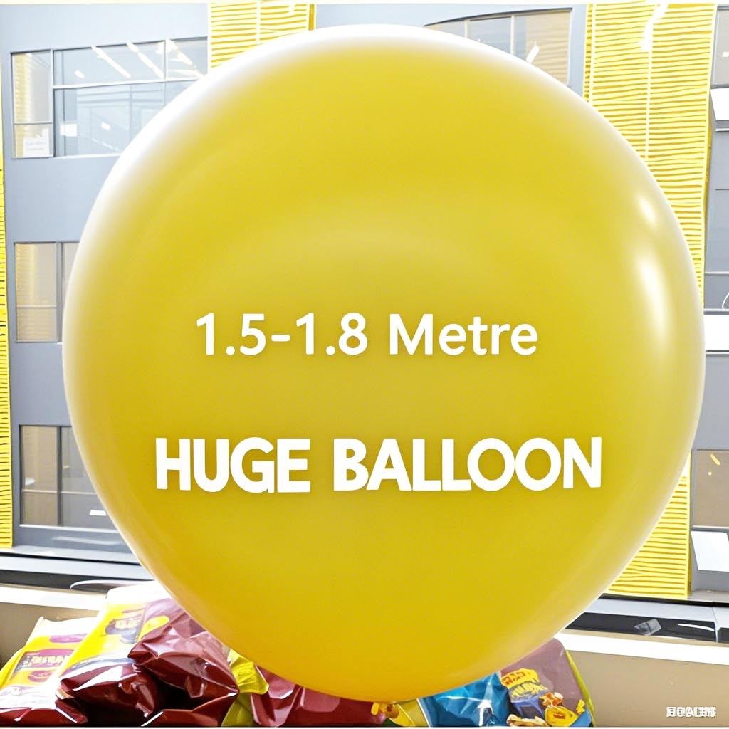 Gigantyczne kolorowe balony 183 cm do dekoracji imprezowych, bardzo duże balony lateksowe, sztuka DIY, rysowanie, bazgroły, idealne do kreatywnej dekoracji imprezowej, wydarzeń towarzyskich i