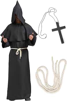 Duohropke Costume da cavaliere medievale per cosplay, da uomo, Halloween, medievale