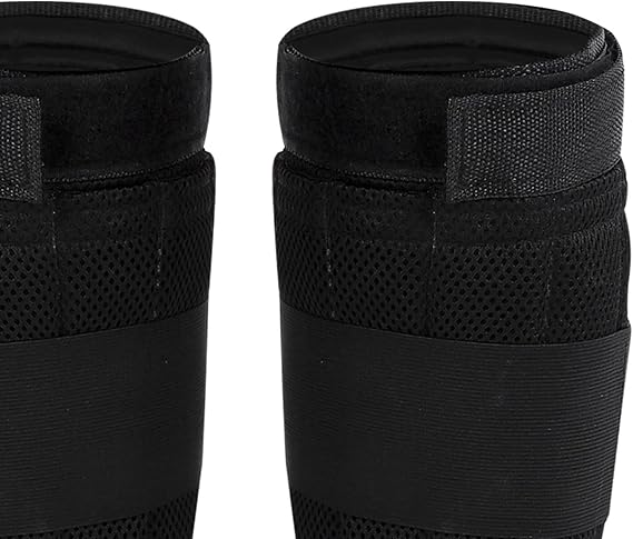 Adjustable Weighted Ankle Bands | 2 Hook & Loop Bands with Steel Plate Pockets | High - Density Slip - Proof Net Cloth | Sturdy & Breathable