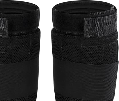 Adjustable Weighted Ankle Bands | 2 Hook & Loop Bands with Steel Plate Pockets | High - Density Slip - Proof Net Cloth | Sturdy & Breathable