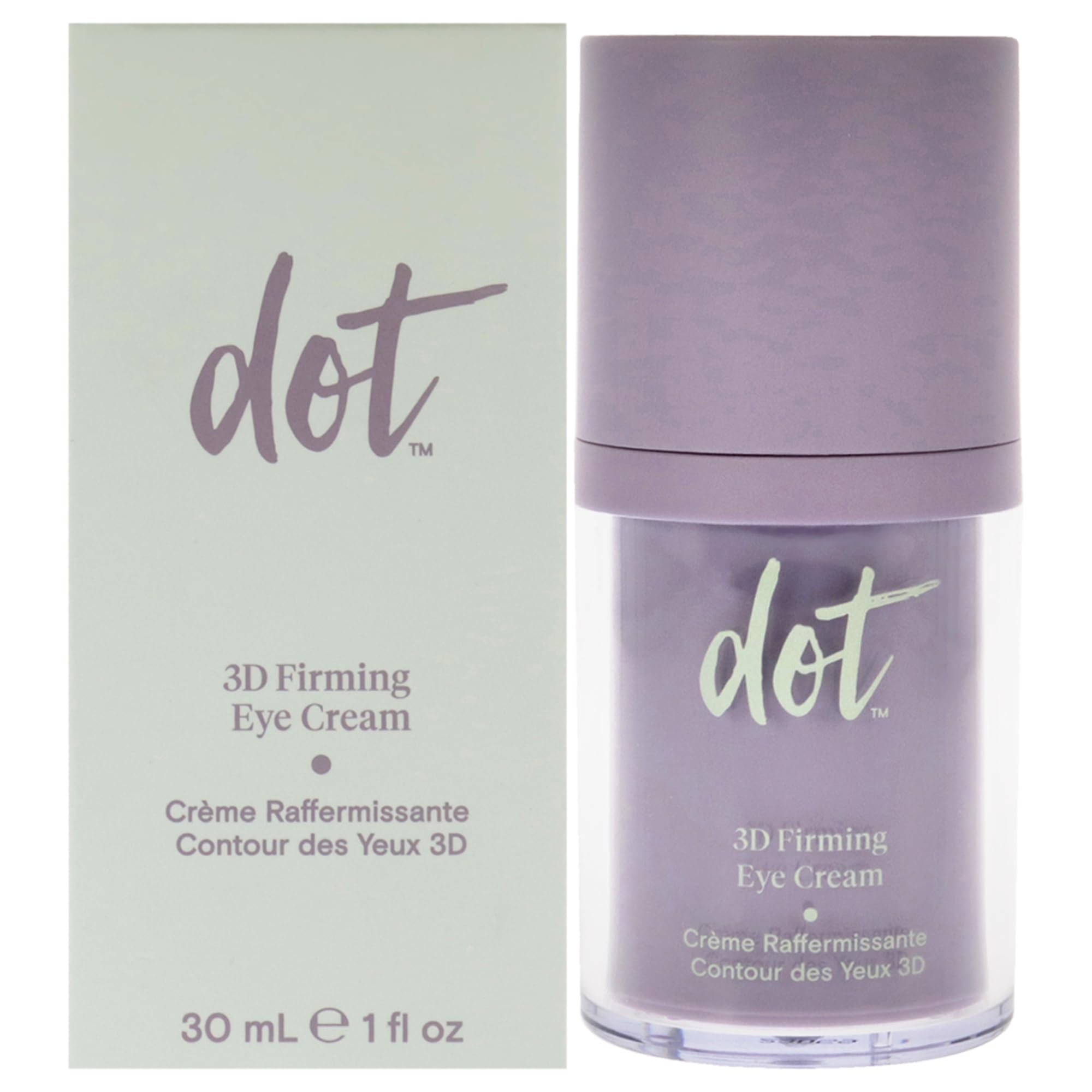 dot 3D firming Eye Cream, Hyaluronic Acid, Antioxidants with Feminage, Anti Wrinkle Cream, Lighten Dark Circles