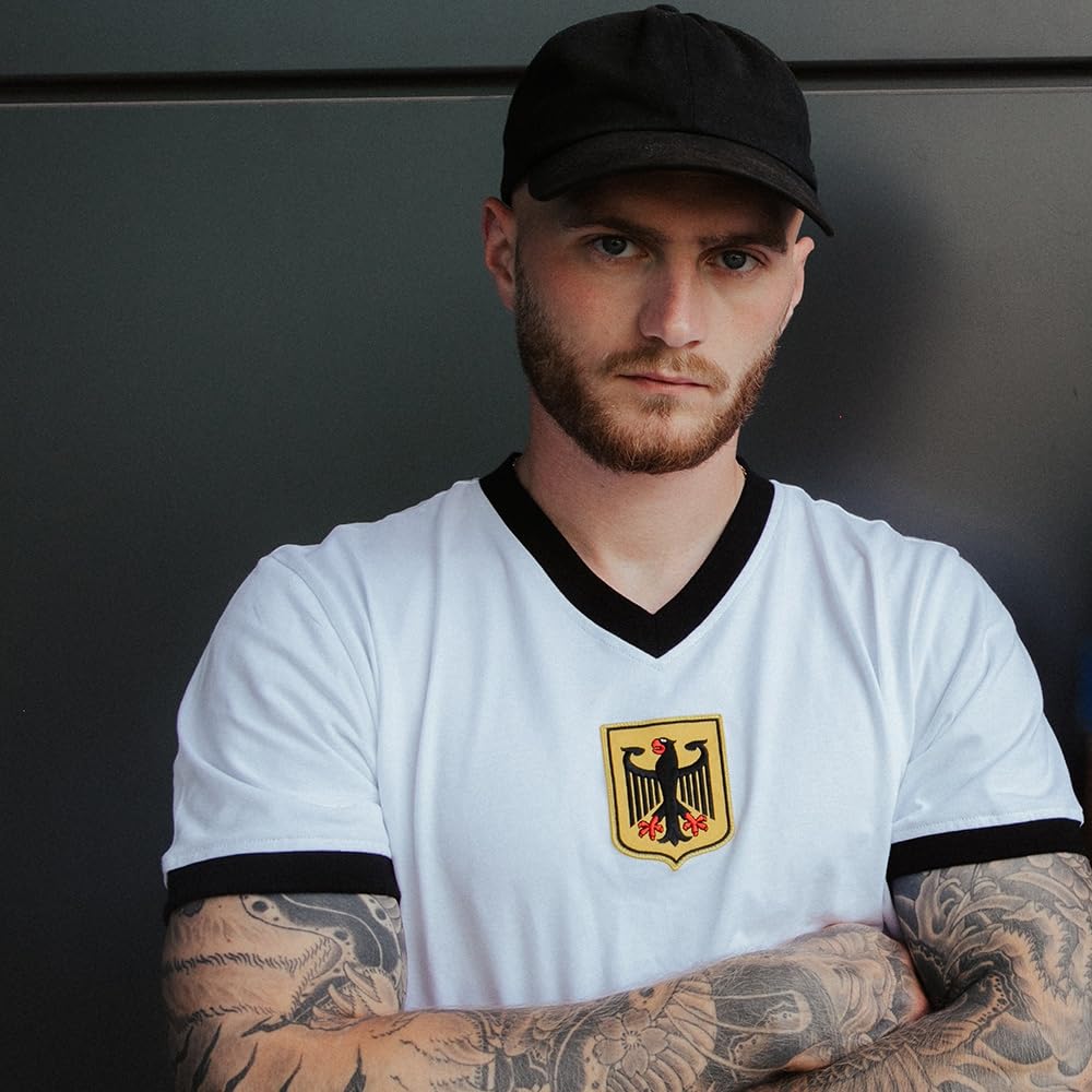 COPA - Deutschland Trikot 1970 - Germany - Retro Fußballtrikot - Herren - Weiß