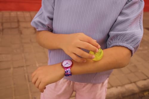 Flik Flak Girl Kids Watch Biosourced Quartz Waterproof Pastel Paradise4
