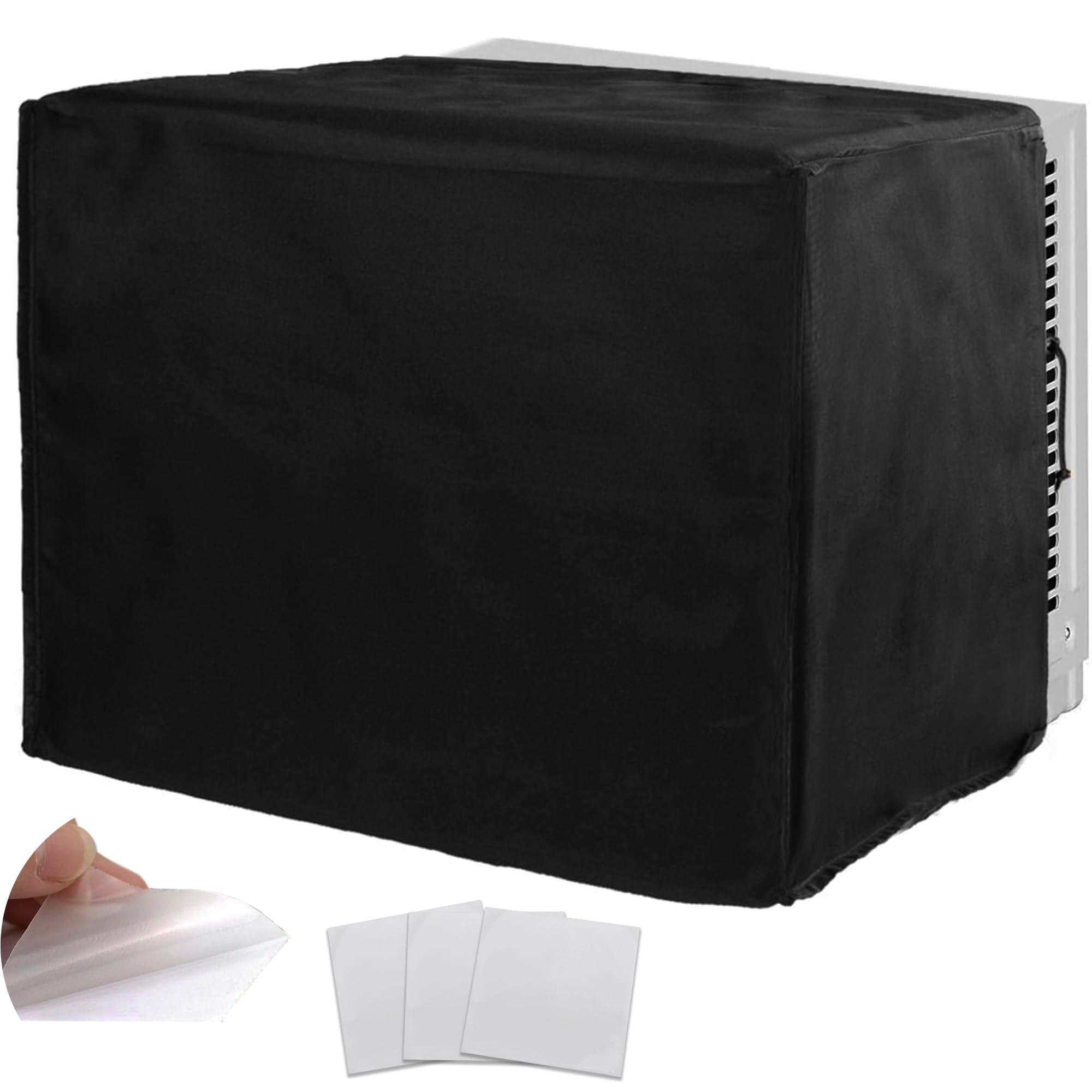 Photo 1 of Window Air Conditioner Cover Outdoor - Weatherproof U-Shaped Air Conditioner Cover Compatible with Midea and Most 8000/10000/12000 BTU U-shaped Air Conditioners, with 3 Pcs TPU Repair Patch