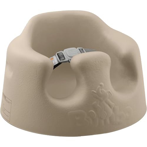 Bumbo Baby Soft Foam Infant Floor Seat, Ages 3 to 12 Months, Taupe