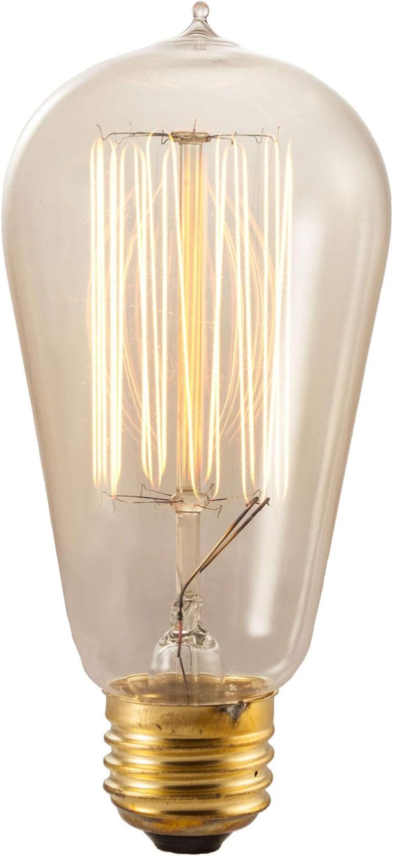 Bulbrite 134019 40W Nostalgic Edison Squirrel Cage-Style Bulb