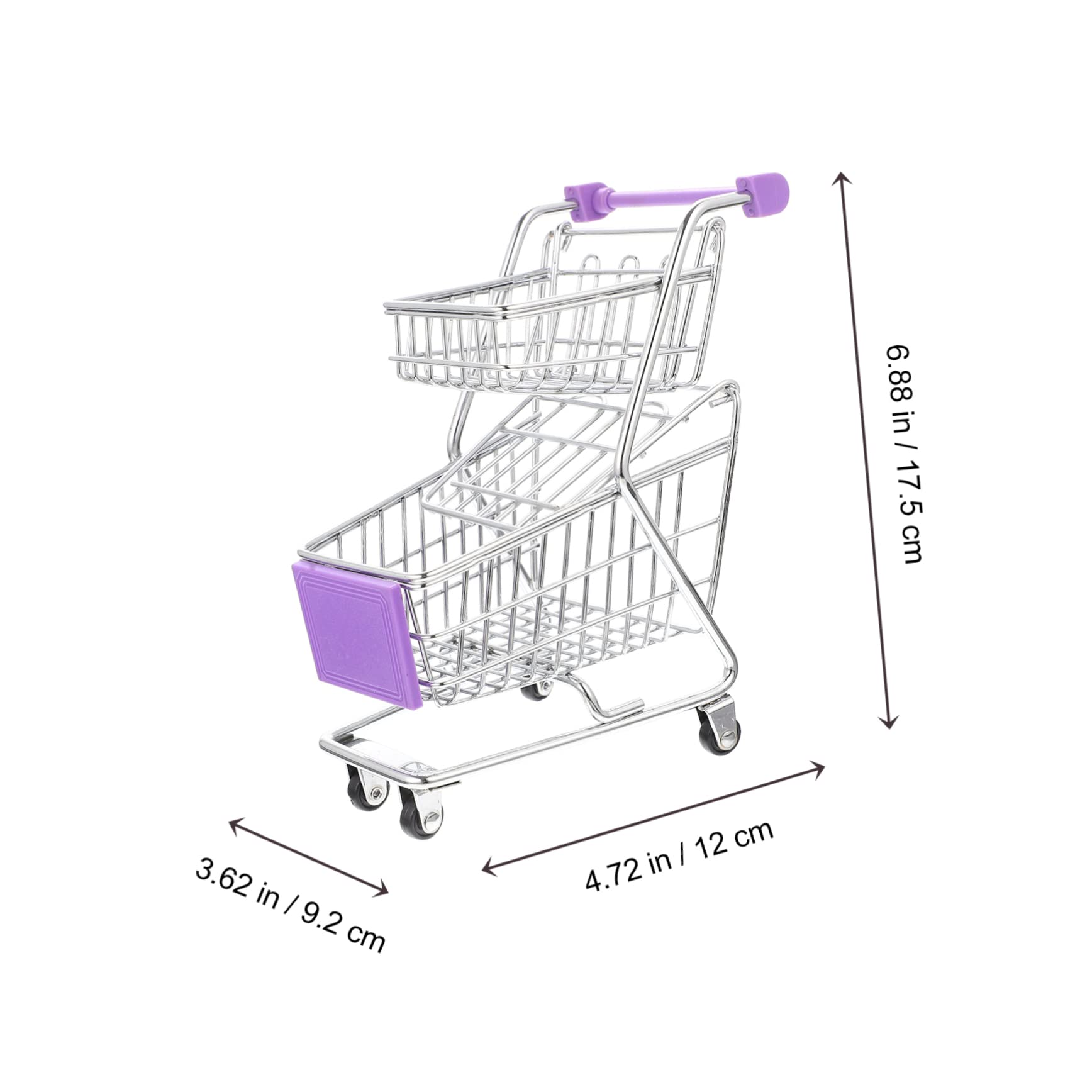Small Foot Carrello della Spesa Fresh in Legno, Accessori per Il Negozio e Il supermercato, Gioco di Ruolo, da 3 Anni