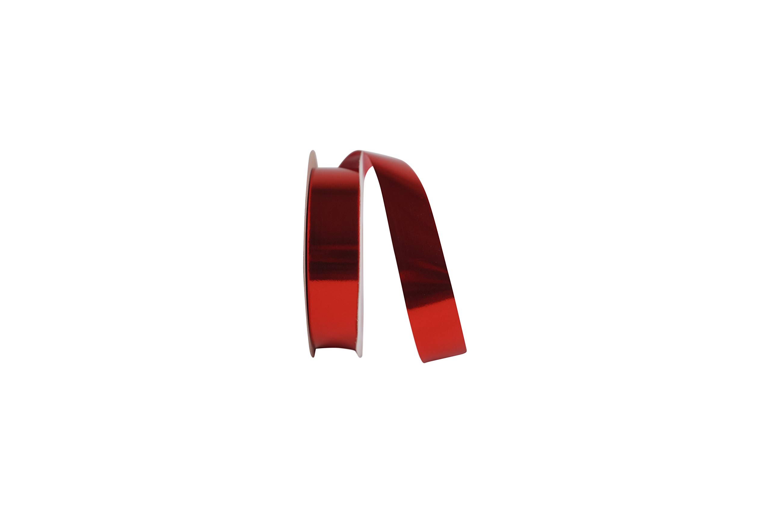 Ruban rouge 3,8 cm x 91,4 m pour décoration et emballage cadeau